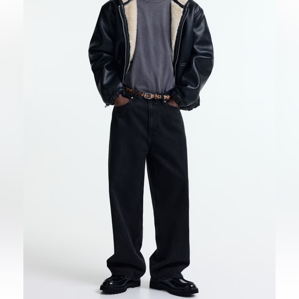 H&M Men's Black Baggy Jeans